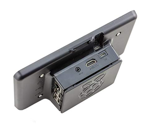 Raspberry Pi RS 7-Inch LCD Touch Screen Case, Black