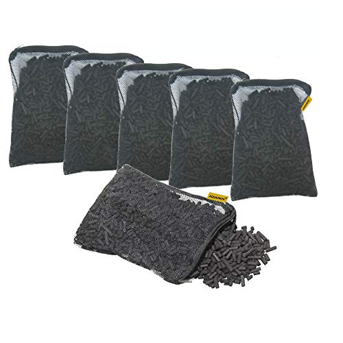 6 lbs Carbon Charcoal Filter Media Pellets in 6 Mesh Bags for Aquarium Fish Tanks