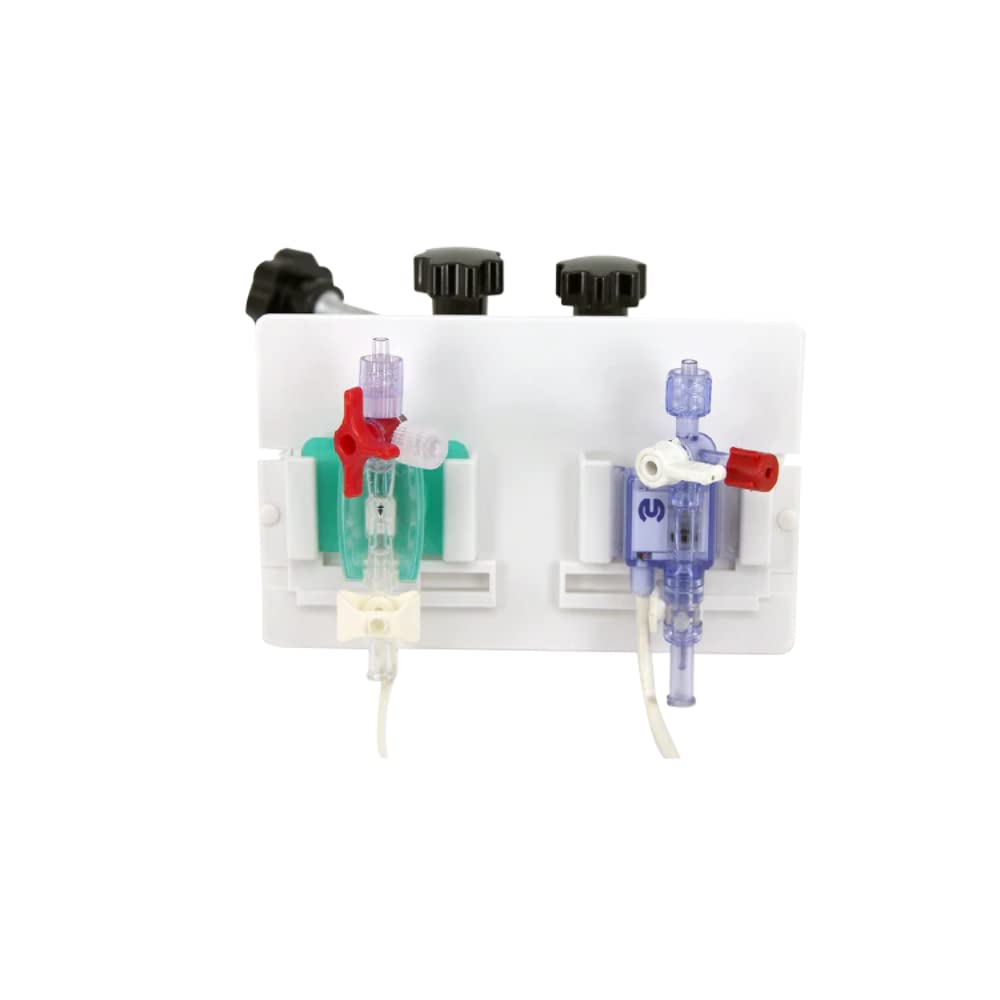 AHS American Hospital Supply Transducer Holder for IV Pole | Holds 3 Transducers (Universal Compatibility - Fits Most Transducers)