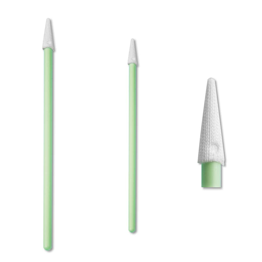 100pcs 3.0 Small Pointed Cleanroom Polyester Tip Swabs Lint Free Cleaning for PCB, Electronics, Detailing, Small Hole and Hard-to-Reach Area CK-PS750