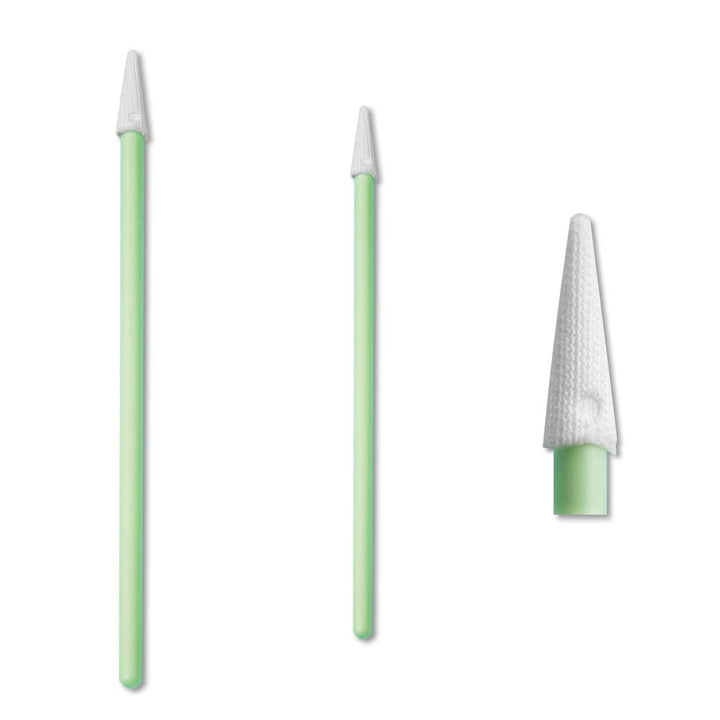 100pcs 3.0 Small Pointed Cleanroom Polyester Tip Swabs Lint Free Cleaning for PCB, Electronics, Detailing, Small Hole and Hard-to-Reach Area CK-PS750