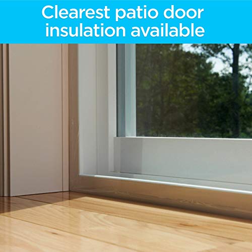 3M Indoor Patio Door Insulation, Insulator Kit for 6&#39;-8 x 9&#39; ft Patio Door, Keeps Cold Air Out and Warm Air In, Includes Heat Shrink Window Film and Scotch Window Film Mounting Tape (2144W-6)