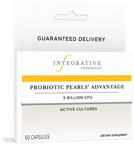 Probiotic Pearls Advantage - Gut Health Support* - Daily Digestive Support with Lactobacilli &amp; Bifidobacteria* - Non-Refrigerated - True Delivery Technology - 60 Capsules