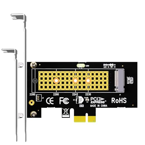GLOTRENDS PA09-X1 M.2 NVMe to PCIe X1 Adapter for 2230/