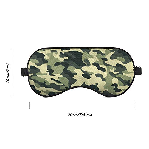 BYBART Camo Sleep Mask, Soft & Comfortable Eye Mask