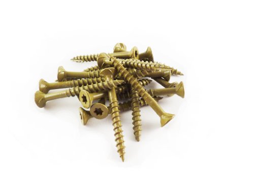 AP8X112-1 Number-8 by 1-1/2-Inch All Purpose Wood Construction Screws, T20, 1-Pound Net Weight, 210-Piece , Gold