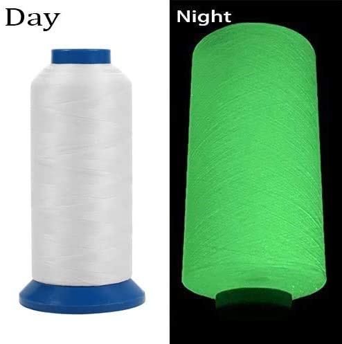 3000Yards / 2700M Glow in The Dark Embroidery Thread (White)
