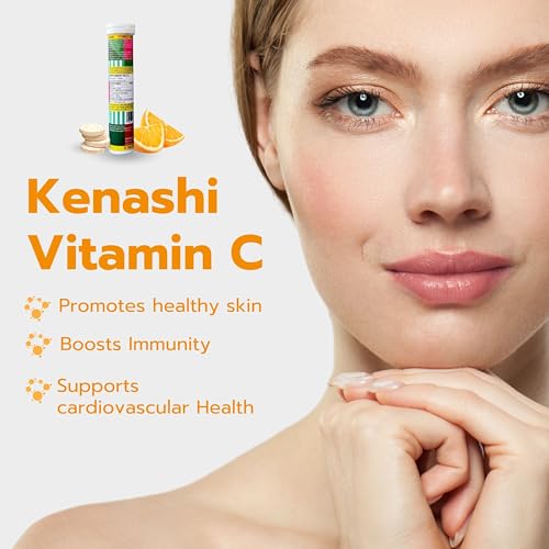 Kenashi Vitamin C Effervescent Tablets 1000mg with Magn