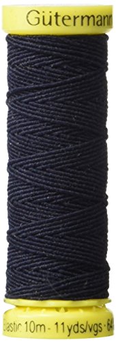 Gutermann Elastic Thread 11 Yards-Navy