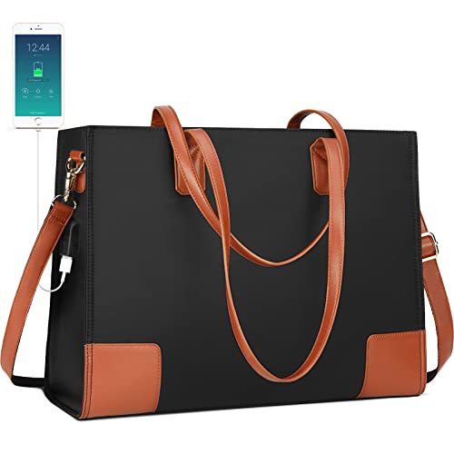 Tote Bag for Women Laptop Bag 15.6 Inch laptop USB Teac