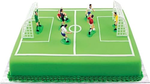 Soccer Toppers for Cake and Cupcakes, Set of 9