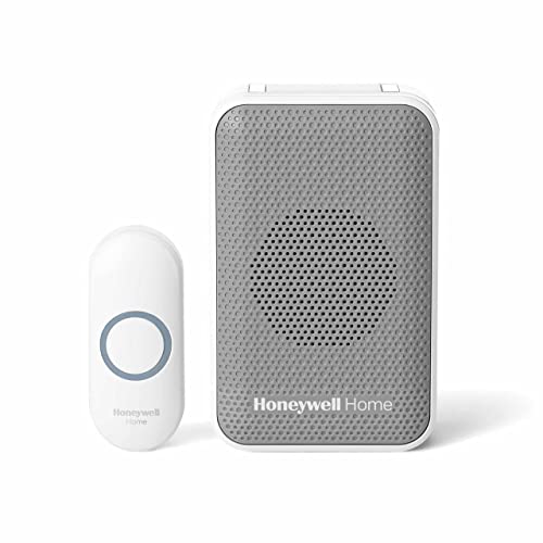 Honeywell Home RDWL313A2000/E Doorbell Portable Wireless Doorbell & Push Button-3 Series, Gray