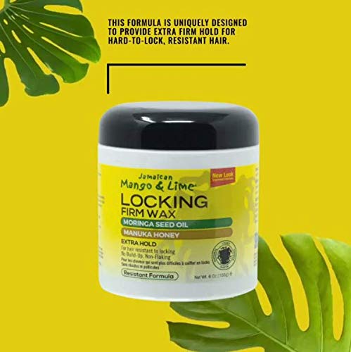 Jamaican Mango &amp; Lime Locking Firm Hair Wax 6 oz