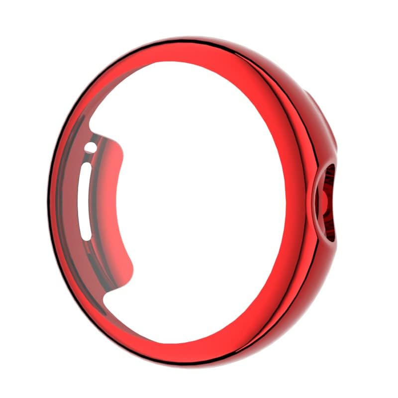 Compatible with Google Pixel 2/Pixel Watch Accessories Protector Case Soft TPU Shock Proof Scratch Resistant Cover Ultra Thin Protector Shell Bumper- Smartwatch Accessories (Black,Celadon,Red)