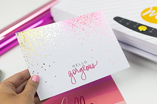 Minc Foil 12-inch x 120-inch Gold Foil Roll, Card Making Kit, Compatible with Minc Foiling and Laminator Machine, Scrapbooking, Journaling, Crafting, Memory Keeping