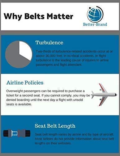 Adjustable 7-31 Airplane Seat Belt Extender - Universal Seat Belt Extender for Airplanes - FITS All Airlines in US Except Southwest 1