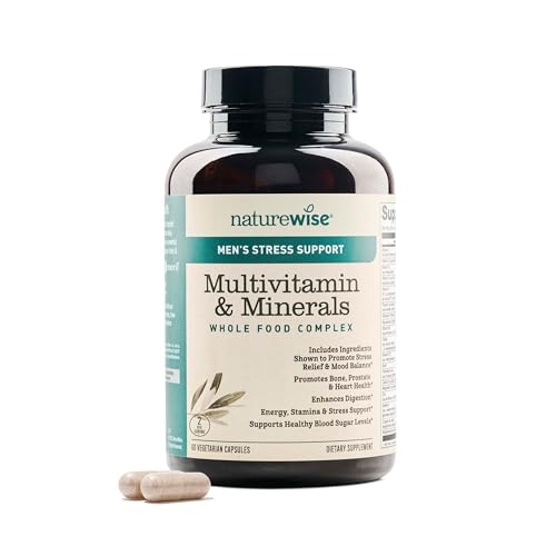 NatureWise Multivitamin for Men + Stress Support + Fulv