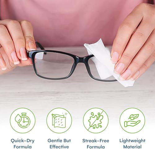 Care Touch Lens Wipes for Eyeglasses - 210 Individually