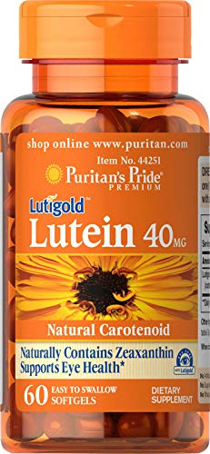 Puritan&#39;s Lutigold Lutein 40mg Zeaxanthin 1600 