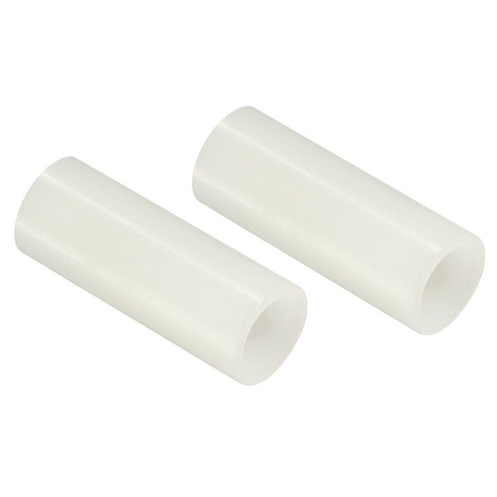 Round Spacer Washer, 100 Pack Nylon 5mm ID x 7mm OD x 20mm L for M5 Screws Block 3D Printer TV Wall Mounting Electrical Outlet, White