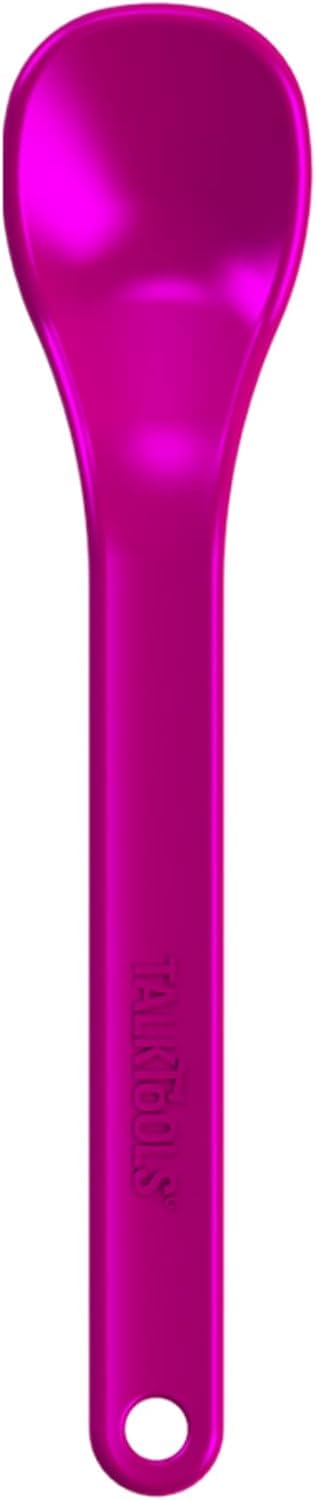 Textured Magenta Spoons | Provides oral awareness during feeding | Encourages lip closure | Normalize acceptance of foods with a variety of textures - 6 Pack