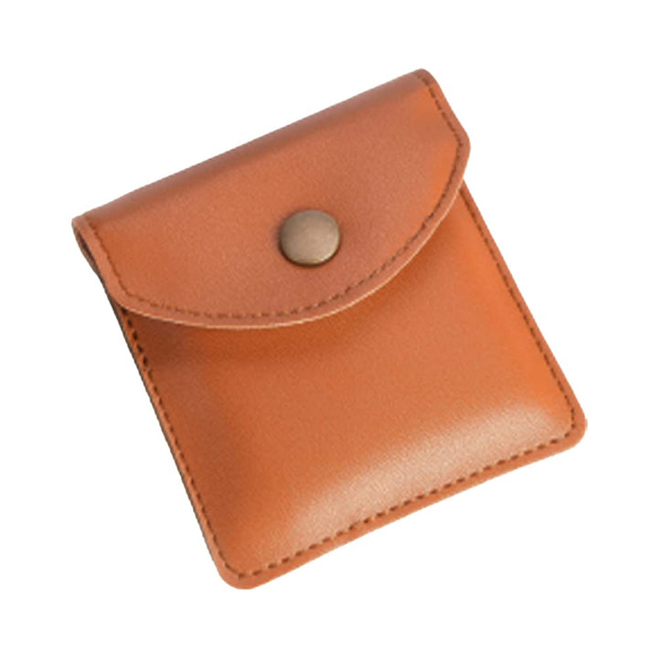 Brown &amp; Black Leather Ashtray Pocket Pouch - Compact Odour Free and Fire Resistant Portable and Discrete Ashtray - Home Decor &amp; Accents (2 Pack)