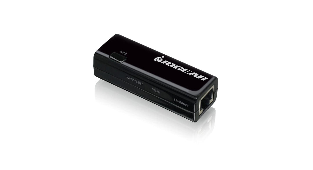Universal Ethernet to Wi-Fi N Adapter - Speeds of up to 300Mbps on 2.4GHz - Push-button Wi-Fi Protected Setup (WPS) - Supports WEP, WPA, WPA2, TKIP and AES encryption - GWU637