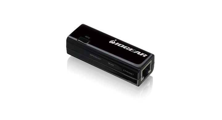 Universal Ethernet to Wi-Fi N Adapter - Speeds of up to 300Mbps on 2.4GHz - Push-button Wi-Fi Protected Setup (WPS) - Supports WEP, WPA, WPA2, TKIP and AES encryption - GWU637