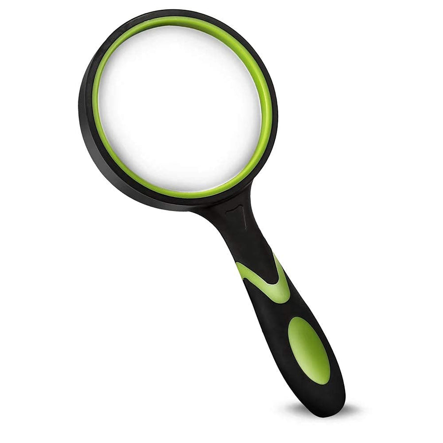 Wapodeai Shatterproof Magnifying Glass 4X Handheld Read