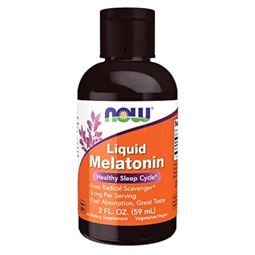 NOW Foods Supplements, Liquid Melatonin, 3 mg Per Servi