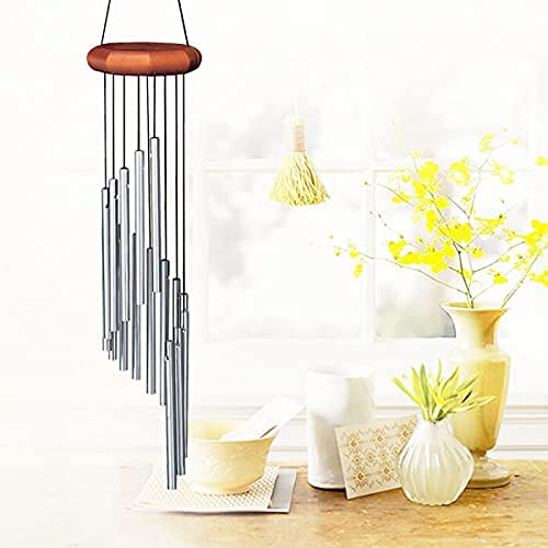 60 Pieces Wind Chime Tubes Parts Supplies Windchime String Metal Tubes for Crafts DIY Wind Chimes for Adults Arts and Crafts
