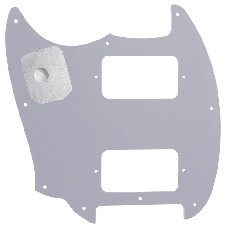 Pro 9 Holes Round Corner HH Guitar Pickguard 2 Humbuckers for Squier Bullet Series Mustang Electric Guitar, 4Ply Tortoise Shell