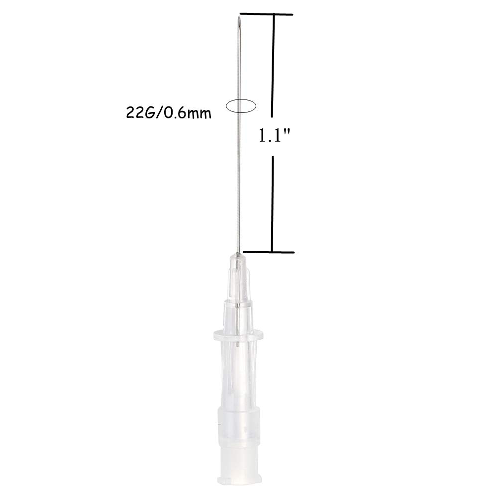 Piercing Needles,New Star 5PCS 22G Gauge Needle Steel C