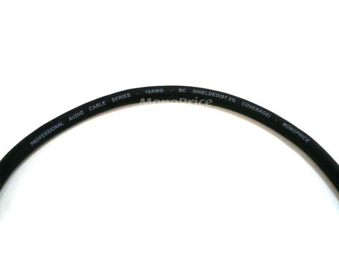 Monoprice XLR Male to RCA Male Cable - 3 Feet - Black, 