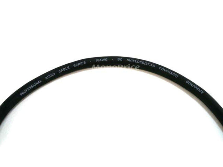 Monoprice XLR Male to RCA Male Cable - 3 Feet - Black, 