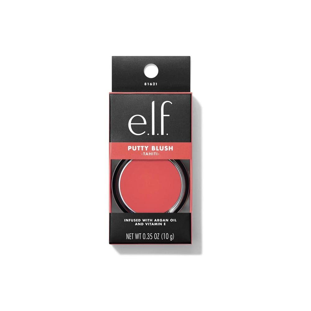 Putty Blush, Creamy & Ultra Pigmented Formula, Infused with Argan Oil & Vitamin E, Turks and Caicos, 0.35 Oz (10g)