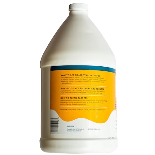 KIDS &#39;N&#39; PETS - Instant All-Purpose Stain &amp; Odor Remover – 128 fl oz (Packaging May Vary) - Permanently Eliminates Tough Stains &amp; Odors – Even Urine Odors - No Harsh Chemicals, Non-Toxic &amp; Child Safe