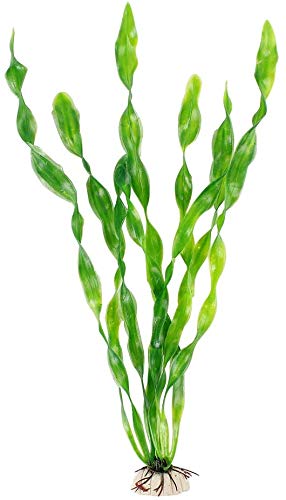Artificial Seaweed Water Plants for Aquarium, Plastic Fish Tank Plant Decorations 10 PCS (Green)