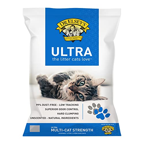 Dr. Elsey&#39;s Ultra Premium Clumping Cat Litter, 40 pound bag ( Pack May Vary )