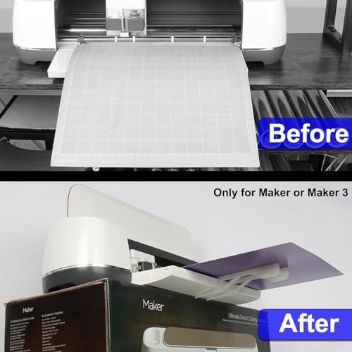 Extension Tray for Cricut Maker 3/Maker, Cutting Mat Holder for Cricut Maker Series, Tray Extender for 12x12 Mat, Cricut Maker Essential Accessories(Maker Series)