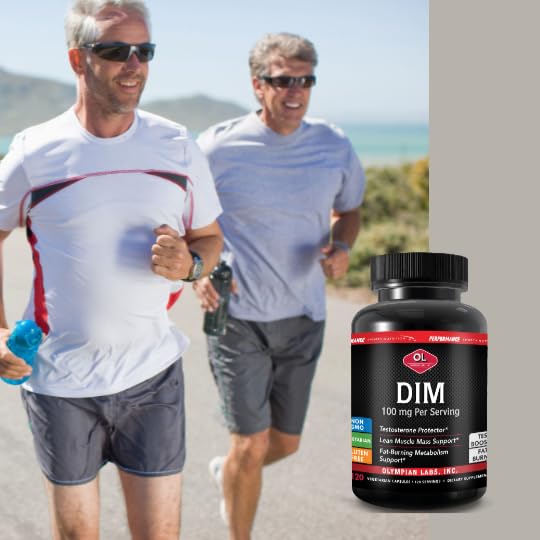 DIM 100mg - DIM Diindolylmethane Supplement Capsules Supporting Hormone Balance, Clear Skin, PCOS, &amp; Aid in Fitness and maintaining Lean Muscle - 120 Daily Capsules