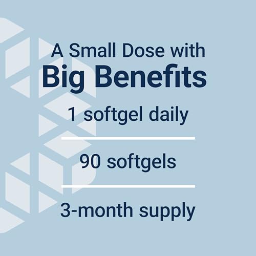 Low Dose Vitamin K2 – Supports Arterial Health – Non-GMO, Gluten-Free – 90 Softgels