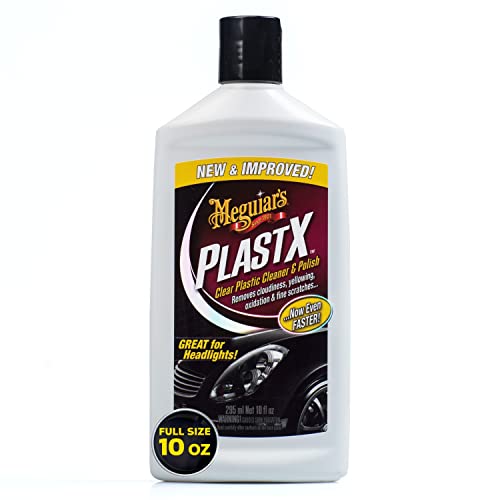 G12310 PlastX Clear Plastic Cleaner & Polish - 10 Fluid Ounces