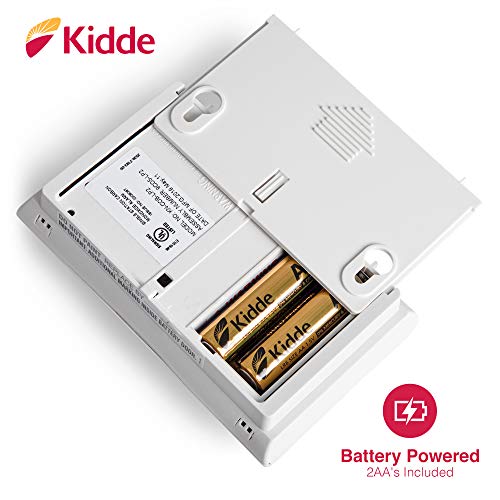 Kidde Carbon Monoxide Detector, Battery Powered CO Alarm with LEDs, Test-Reset Button, Low Battery Indicator, Portable, 6 Pack