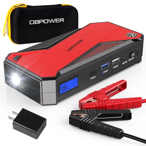 DBPOWER Peak 2000A 18000mAh Portable Car Jump Starter (
