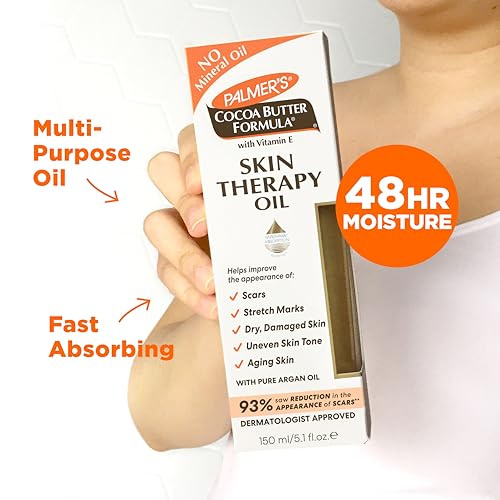 Palmer&#39;s Cocoa Butter Formula Skin Therapy Moisturizing Body Oil with Vitamin E, 5.1 Ounces