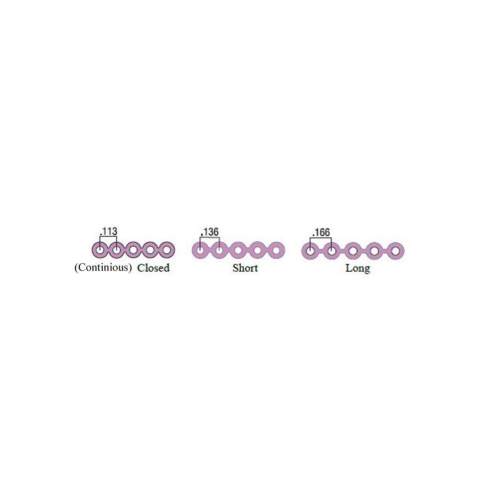 short , pink : Dental Orthodontic Spool Elastic Rubber 