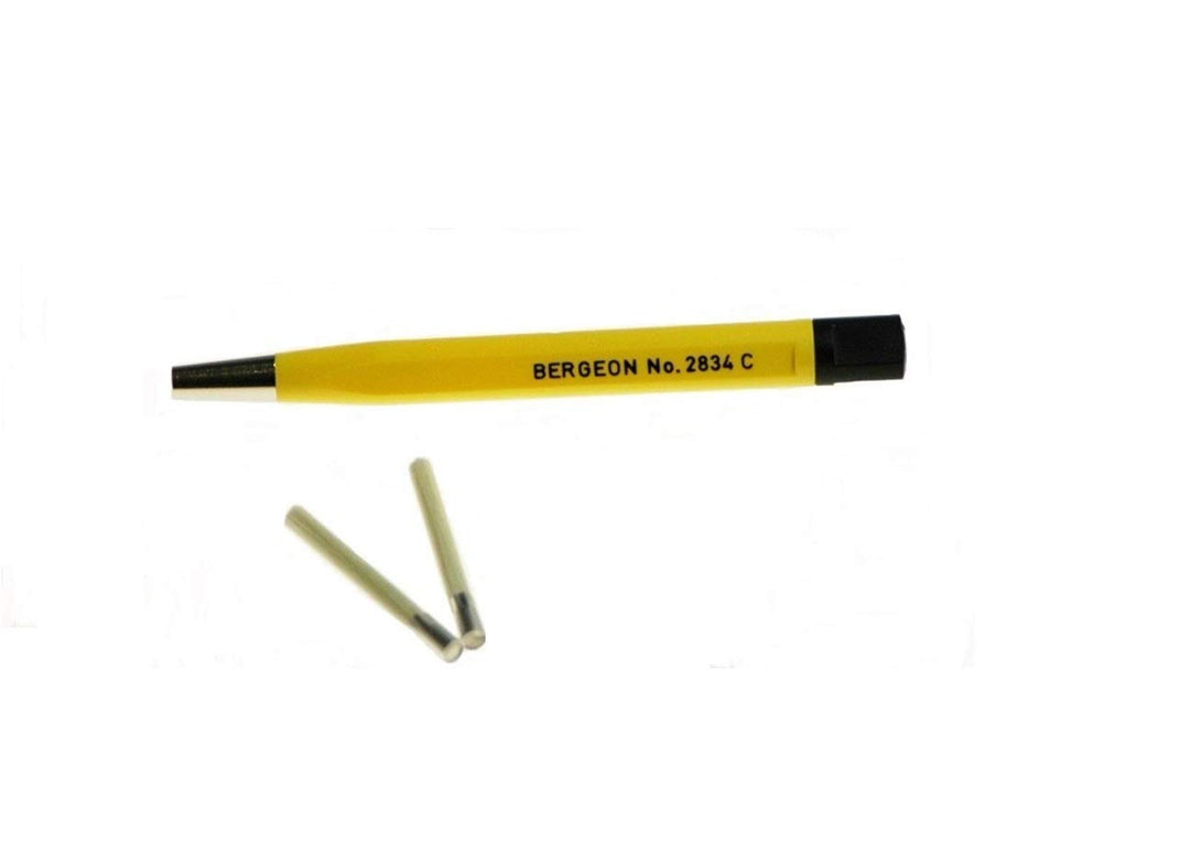 Brushed Titanium, Steel, Gold Refinishing Pen for Watches Scratch Removal &amp; 3 Refill Tips