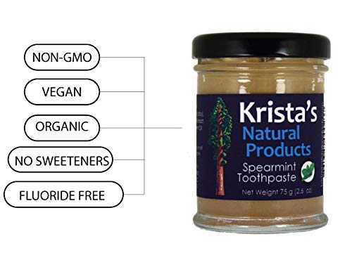 Organic Spearmint Toothpaste made by Krista&#39;s N
