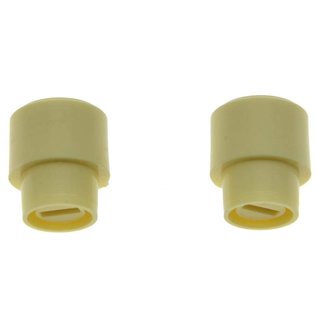 2pcs Barrel Switch Tip 3 Way/4 Way Pickup Selector Switch Knob for U.S. Tele/Telecaster Ivory
